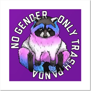 No Gender. Only Trash Panda Trans Posters and Art